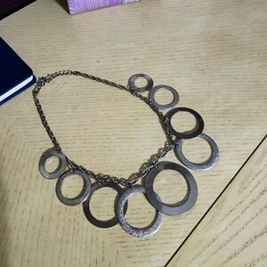 Women's silver necklace